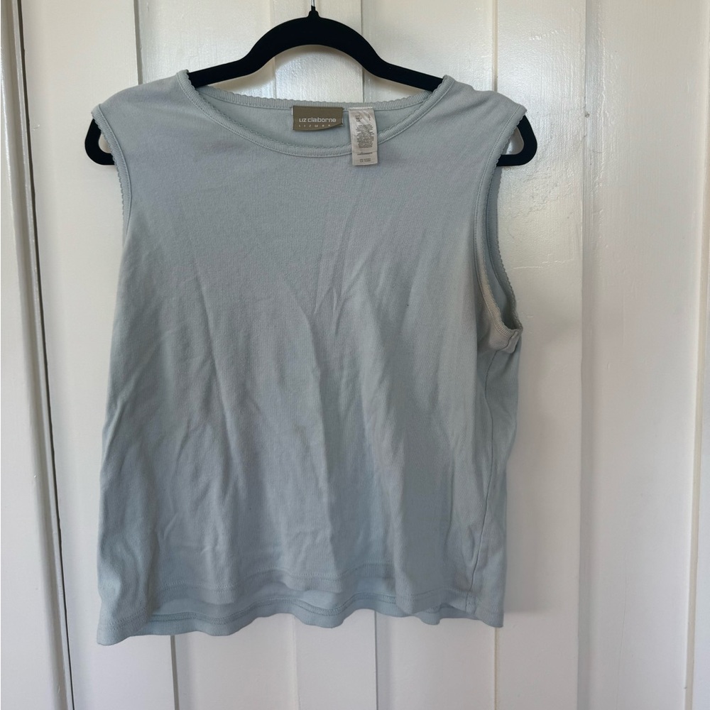 Liz Claiborne light blue tank